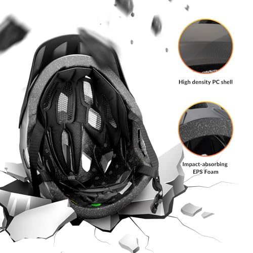 ROCKBROS Kids Full Face Bike Helmet Adjustable Detachable Protection - image 3