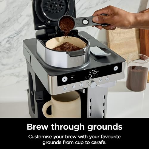 Ninja Prestige 2-in-1 Filter Coffee and Pod Capsule Machine with Built-in Milk Frother, Make Lattes, Iced Coffee and Flat Whites, Black CFN802UK - Image 3