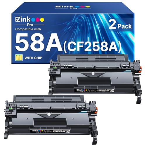 Image of 58A CF258A Toner Cartridge Compatible for MFP M428fdw (2 Black, with Chip)