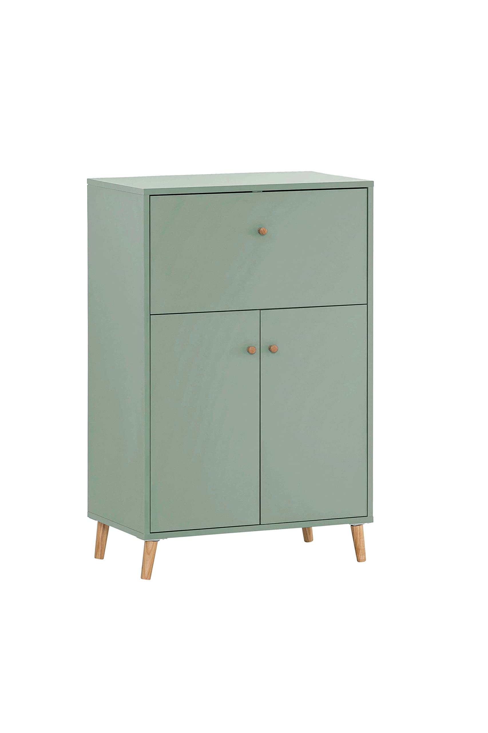 Schildmeyer ELSA 153199 Sekretär mit USB-Aschluss und Steckdose, 65,2 x 39 x 101,7 cm, Pistazie