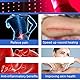 Yuehuamech Red & Near Infrarot-Lichttherapie-Gürtel, große Pads, tragbar, tragbar, für Damen und Herren, Linderung von Körper, Schulter, Rücken, Taille, Beine, Nacken, Schulter, Schmerzlinderung
