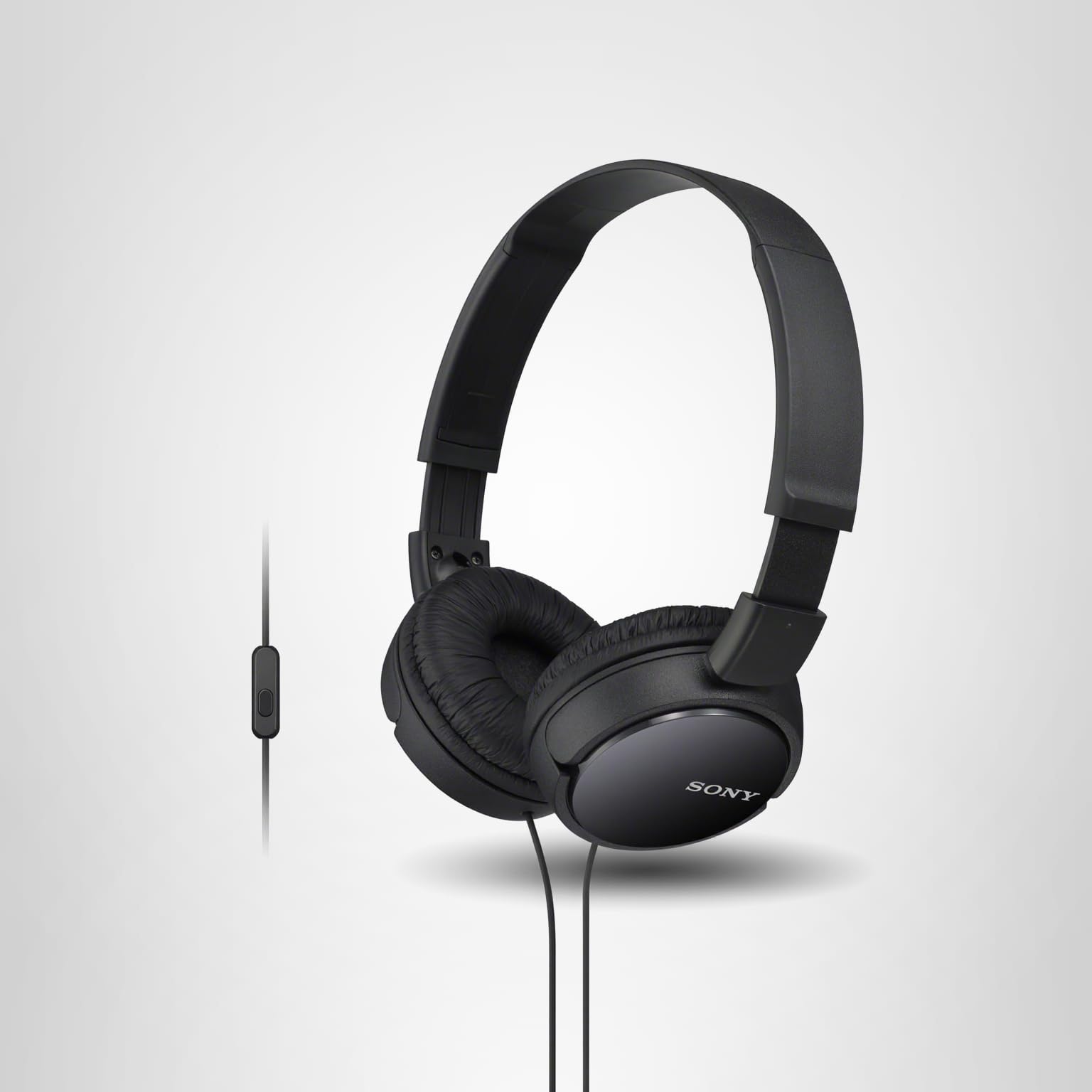 Amazon.com: Sony ZX Series Wired On-Ear Headphones with Mic, Black