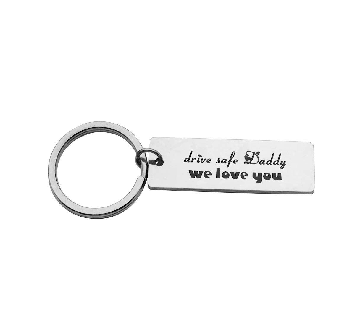 Beeshion Drive Safe Keychain for Men New Driver Gift Trucker Dad/Boyfriend Gift Fathers Day Gift for Husband