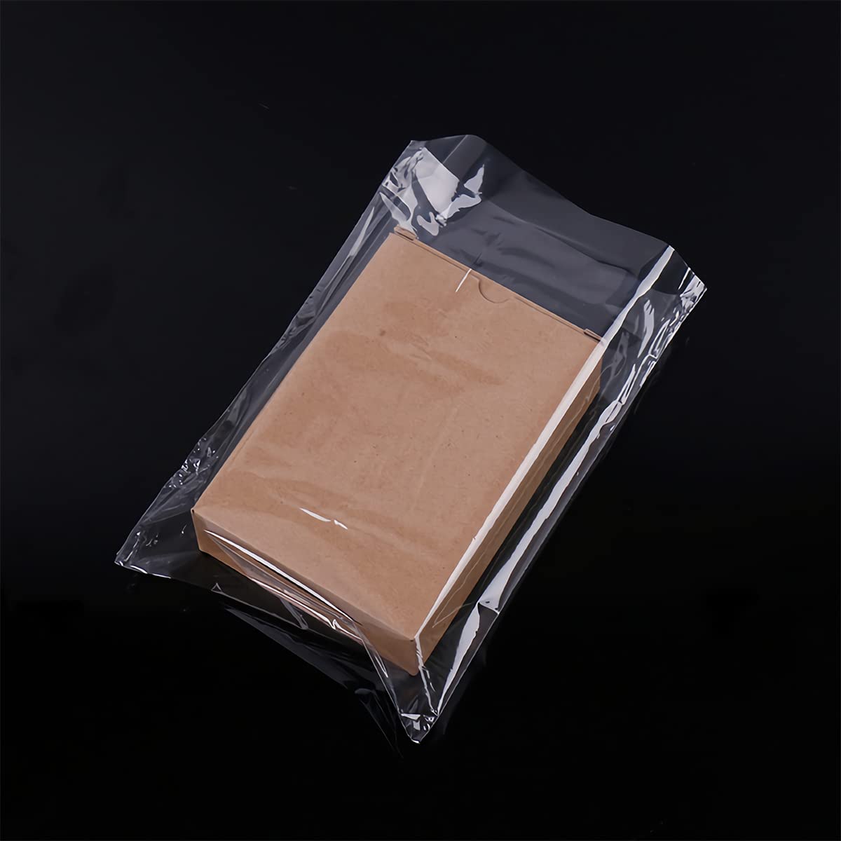 Lot de 200 sacs en film thermorétractable YUTOU 10 x 16 cm étanches POF thermorétractables sacs transparents pour savons, bombes de bain, bougies, petits emballages cadeaux
