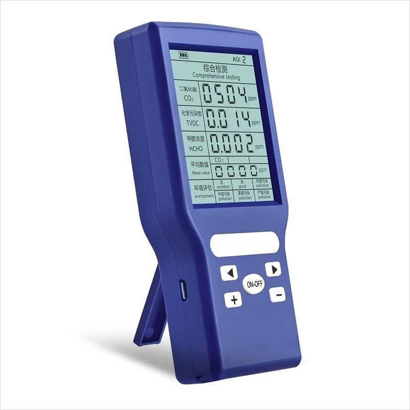 CO2 Carbon Dioxide Detector, Formaldehyde TVOC Air Quality Detector