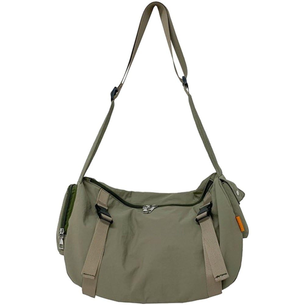 Sac à bandoulière en nylon de grande capacité pour hommes et femmes