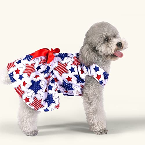 Image of CuteBone Dog Mesh Dress Puppy Sundress Pet Outfit Summer Fashion for Small Dogs Girl Cat Clothes