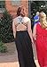 Unbranded* Stunning A-line Scoop Long Chiffon Prom Dress Evening Gown with Beading