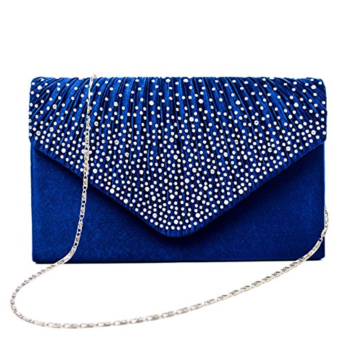 PROKTH Sac de Soirée, Pochette Femme Mariage Soirée Sac à Main Bandouliere