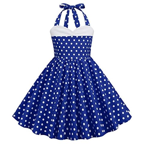 Robe Vintage IWEMEK Fille à Pois Cover