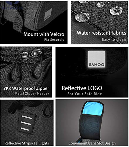 Roswheel Essentials Series 141465 Convertible Bike Trunk Bag Bicycle Rear Rack Pack Cycling Accessories Pannier, 7L Capacity #TOP2