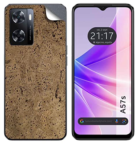 Aufkleber Vinyl Selbstklebend Körnung Kork fur Oppo A57s