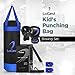 LoGest Punching Bag for Kids Boxing Set - Suitable for Kids Punching Bags 3-8 Years of Age - Boxing Gloves & Hand Wraps Included - Youth Children Boxing MMA Kickboxing Muay Thai Karate Punching Bag