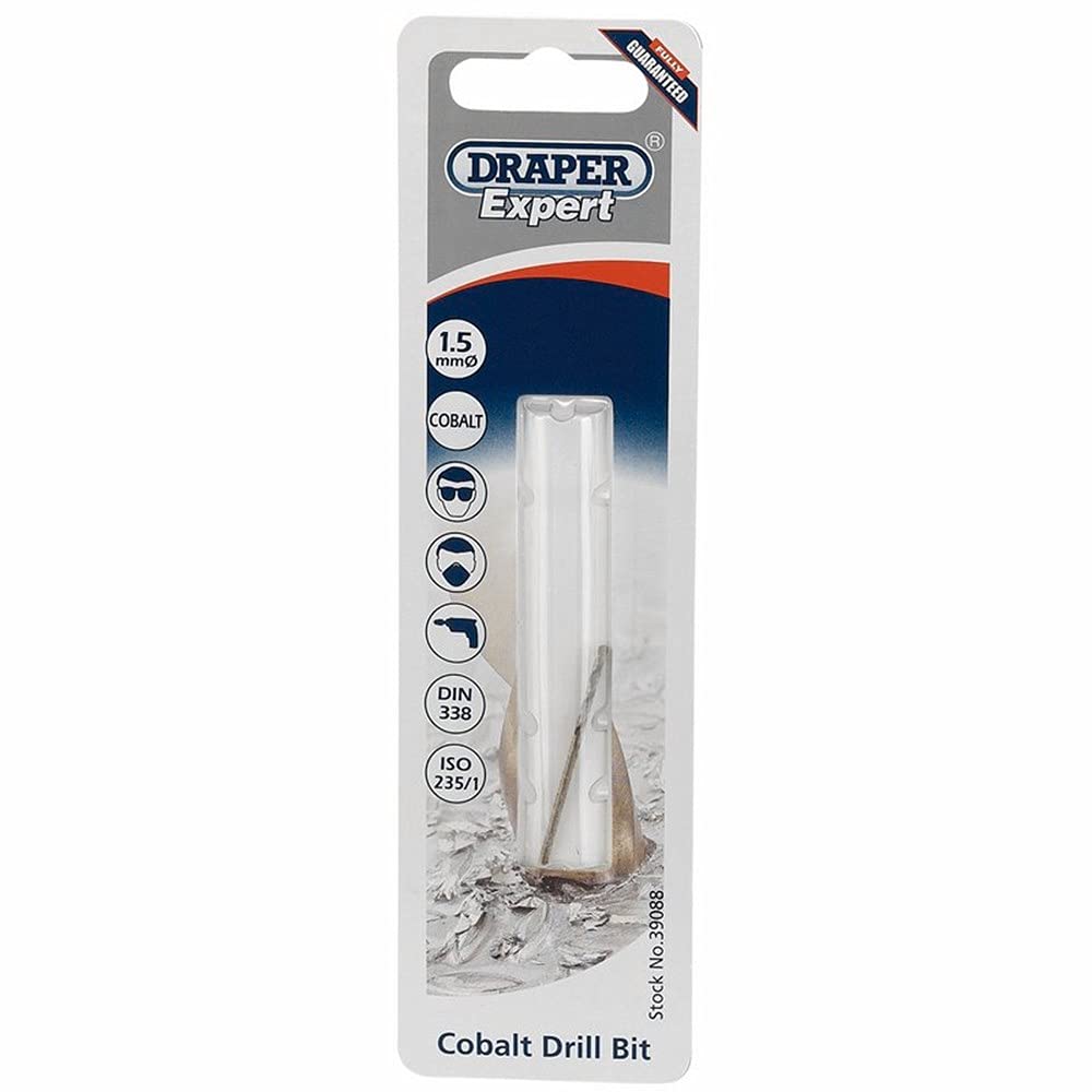 Draper Expert Cobalt Hss Drill Bit, 1.5Mm