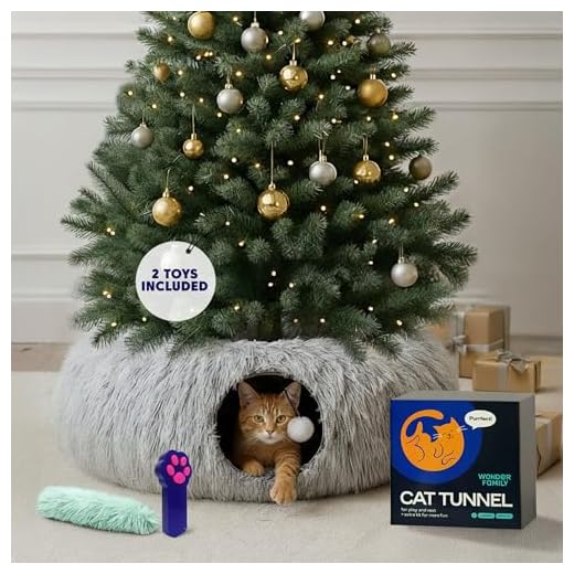 XL Donut Cat Tunnel Bed