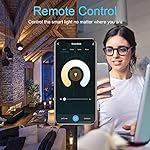 DOGAIN Smart Light Bulbs E12 Base LED Light Bulb Color Changing WiFi-Bluetooth Lights Compatible with Alexa Google Home Tunable White Candelabra Bulbs 360 lm 35w Equivalent 6 Pack - Image 2