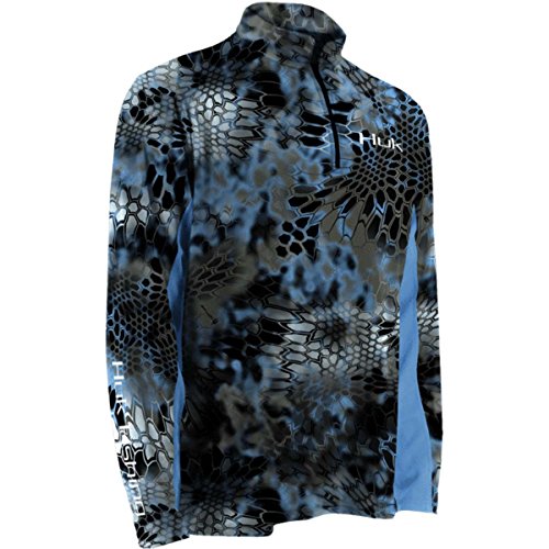 HUK H1200007NEPL Huk Kryptek Icon 1/4 Zip Jacket, Neptune, Large