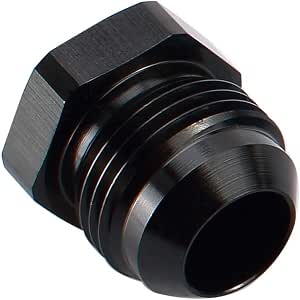 AN-12 / AN12 JIC Flare End Cap – Black Blanking Plug For Hose Fittings & Adapters (HFUK Brand)