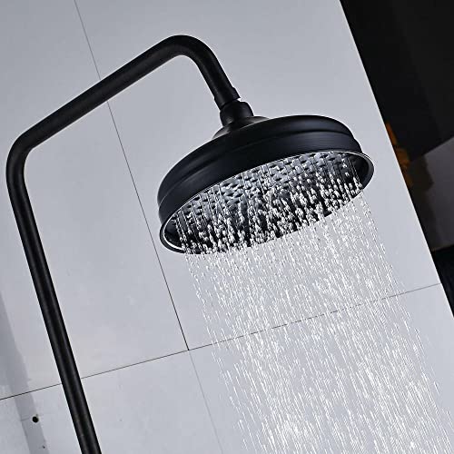 Robinet de douche mécanique et ensemble 8 pouces pour rénovation salle de bain - 4