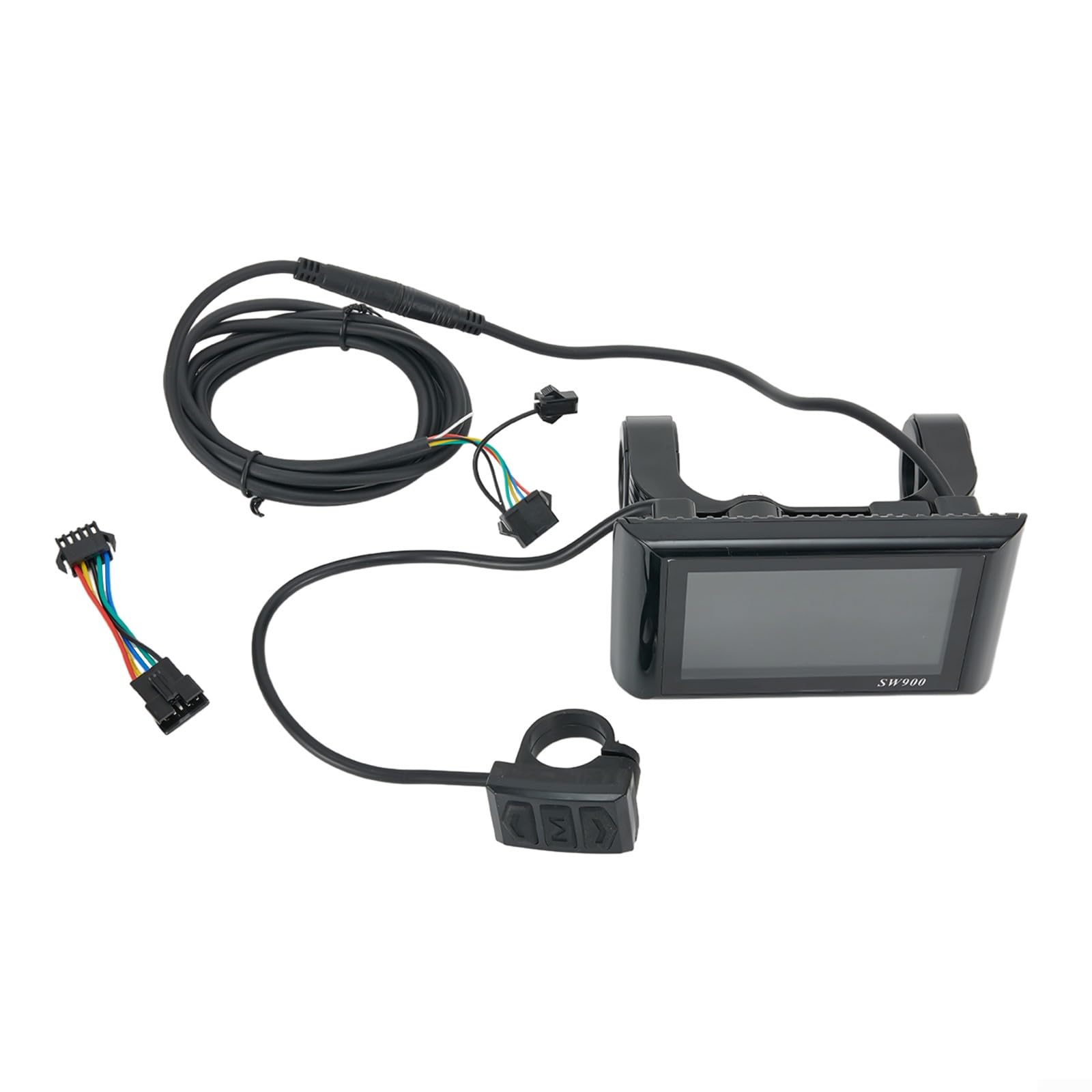 Ebike SW900 LCD Affichage Coloré, 24-60V Vélo Électrique Panneau De Contrôle, Accessoires De Scooter De Vélo Électrique, Compteur D'affichage LCD De Vélo