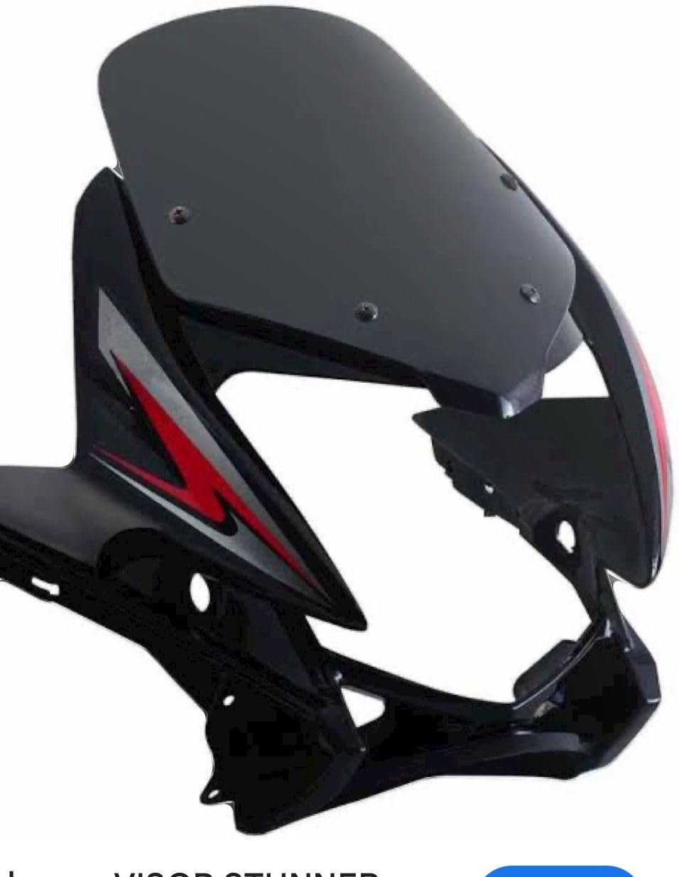 Headlight visor for stunner black (red) (B0D6CG6WMW) Amazon Price History, Amazon Price Tracker