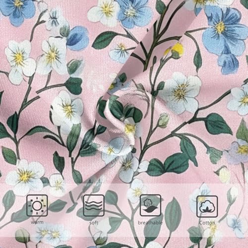 Spring Floral Pink Panties Little Girl Girls Underwear Toddler Cotton Flower Underpants Briefs 2t3