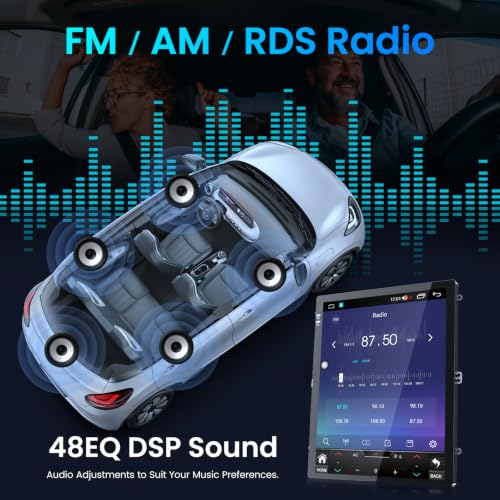 Image of [8Core 4GB+64GB] Car Radio for Cadillac ATS XTS SRX CTS 2013-2018 | 9.7''HD Touch Screen Stereo with Carplay Android Auto 5GWiFi GPS Navigation Bluetooth AM FM DSP RDS SWC 1080P Backup Camera