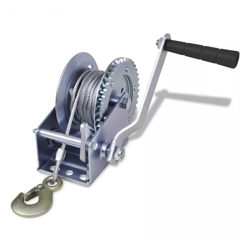 Buy 800lbs Hand Winch Boat Trailer Winch,Towing Winch, Operated TwoWay