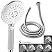 Produktbild Handbrause Set B5 mit rostfreien Flexschlauch, großer Duschkopf mit verschiedenen Strahlarten, Antikalkdüsen und Wassersparenden