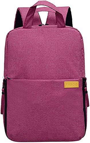 BBGSFDC Sac à dos professionnel pour appareil photo SLR, sac tendance pour homme et femme, anti-vol, sac de voyage, gris 26 x 15 x 40 cm (couleur : rose, taille : 26 x 15 x 40 cm) Cover