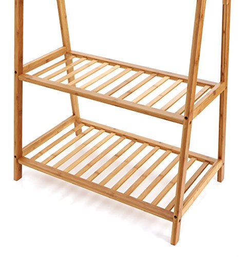 Finnhomy  Portable - Large Bamboo Garment Rack - Image 3