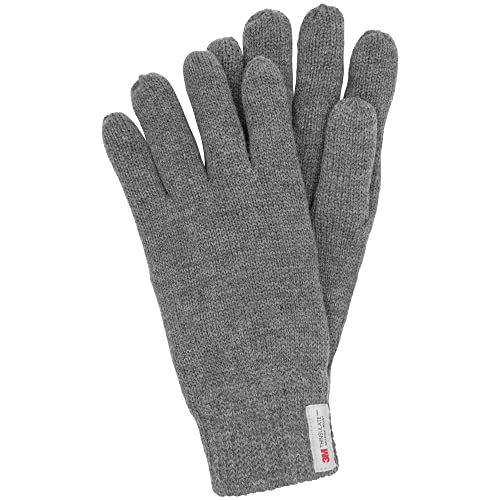 Indicode Herren Jason Handschuhe Fleece Futter | Herrenhandschuhe Damenhandschuhe Grey Mix, XL/XXL