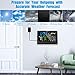 Geevon Weather Stations Wireless Indoor Outdoor Multiple Sensors, Color Display Digital Weather Thermometer with Atomic Clock, Barometer, USB Charge and Adjustable Backlight