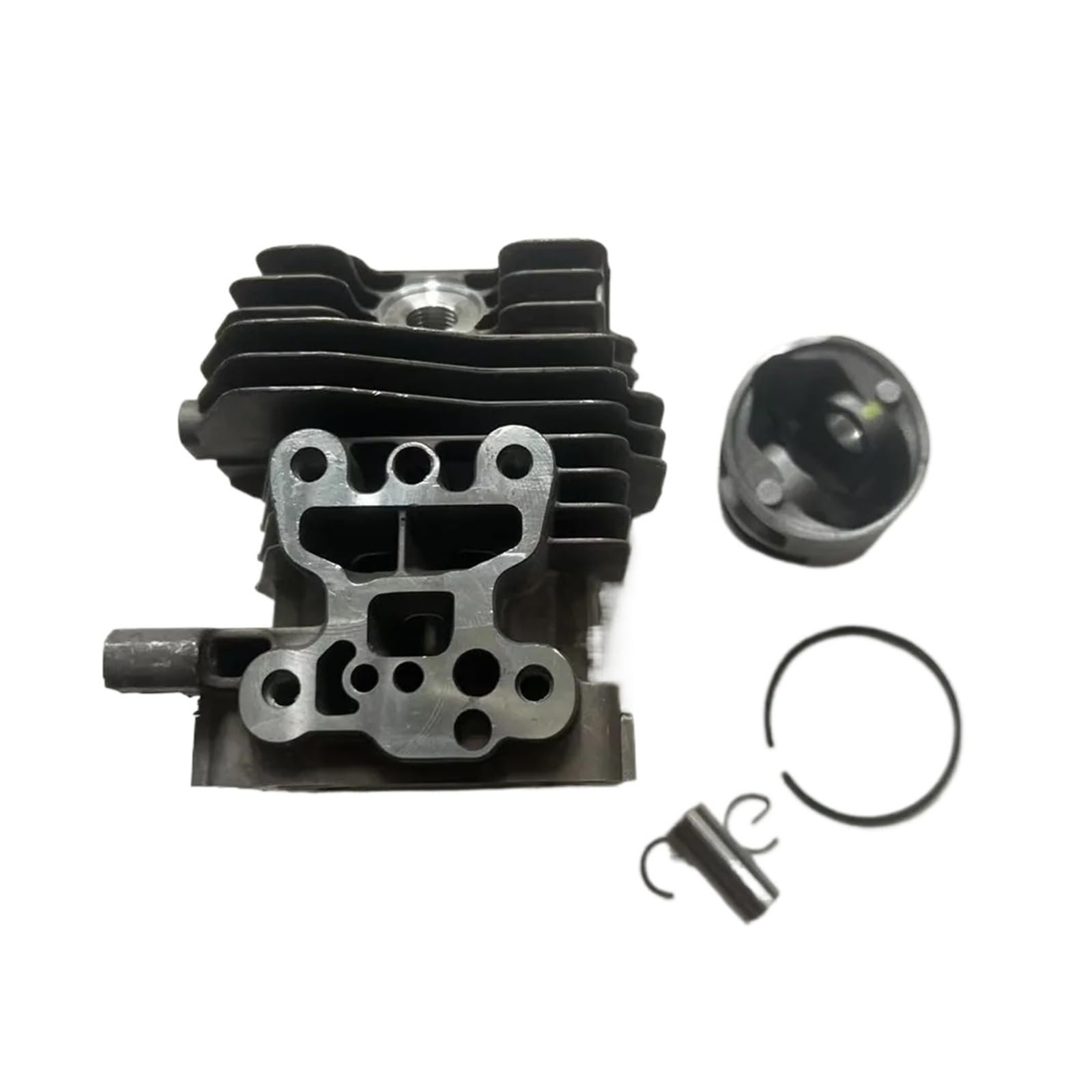 Pistón de cilindro 39 mm kit compatible con motosierra MS182C motor de gasolina