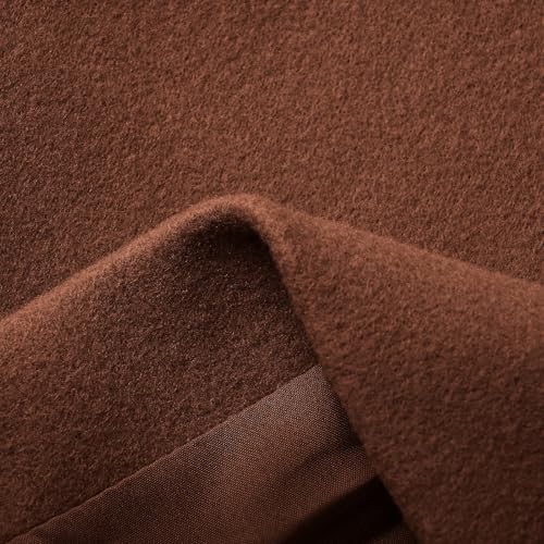 FPMLUXLL Pea Coats for Women Warm Winter Long Button Front Trench Coat - image 5