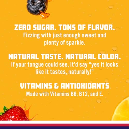 Image of Sparkling Ice, Berry Lemonade Sparkling Water, Zero Sugar Flavored Water, with Vitamins and Antioxidants, Low Calorie Beverage, 17 fl oz Bottles (Pack of 12)