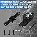 2801 Flywheel Holder Flex Plate Lock Tool & 7676 Oil Seal Repair Kit with Balance Shaft & Oil Pump Alignment Tool Set, Compatible with BMW N20 N26 Engines， 83302222742, 83302318117, 83302212825