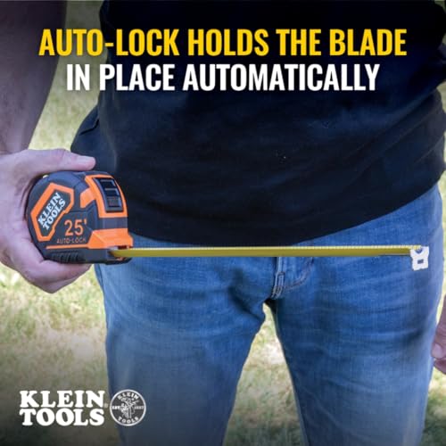 Ruban à mesurer robuste Klein Tools 9125AL avec lame renforcée de haute précision - 5