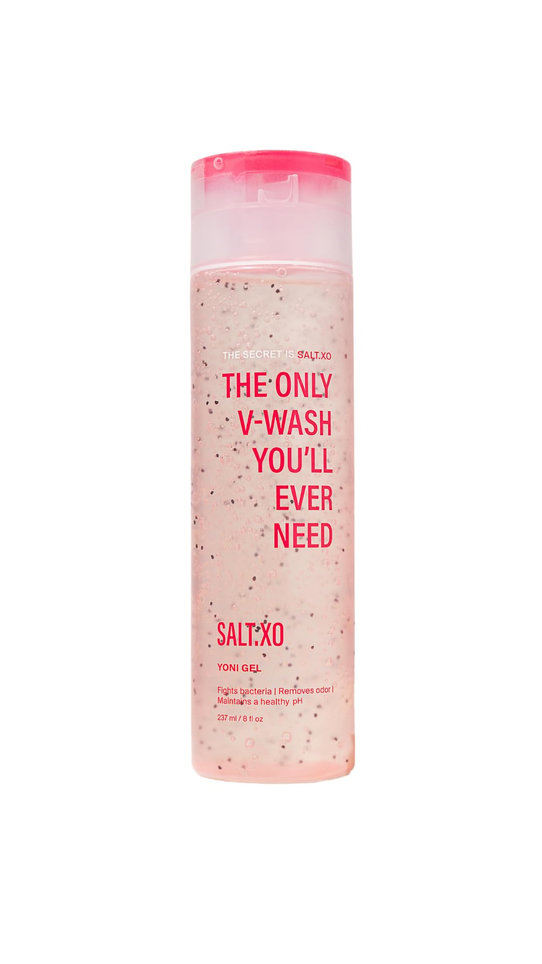 SALT.XO pH Balancing Yoni Gel Wash, Refreshing Peppermint Intimate Gel Wash for Women, pH Balance V Wash Cruelty-Free, Odor Fighting Feminine Hygiene Wash (8 Fl Oz)