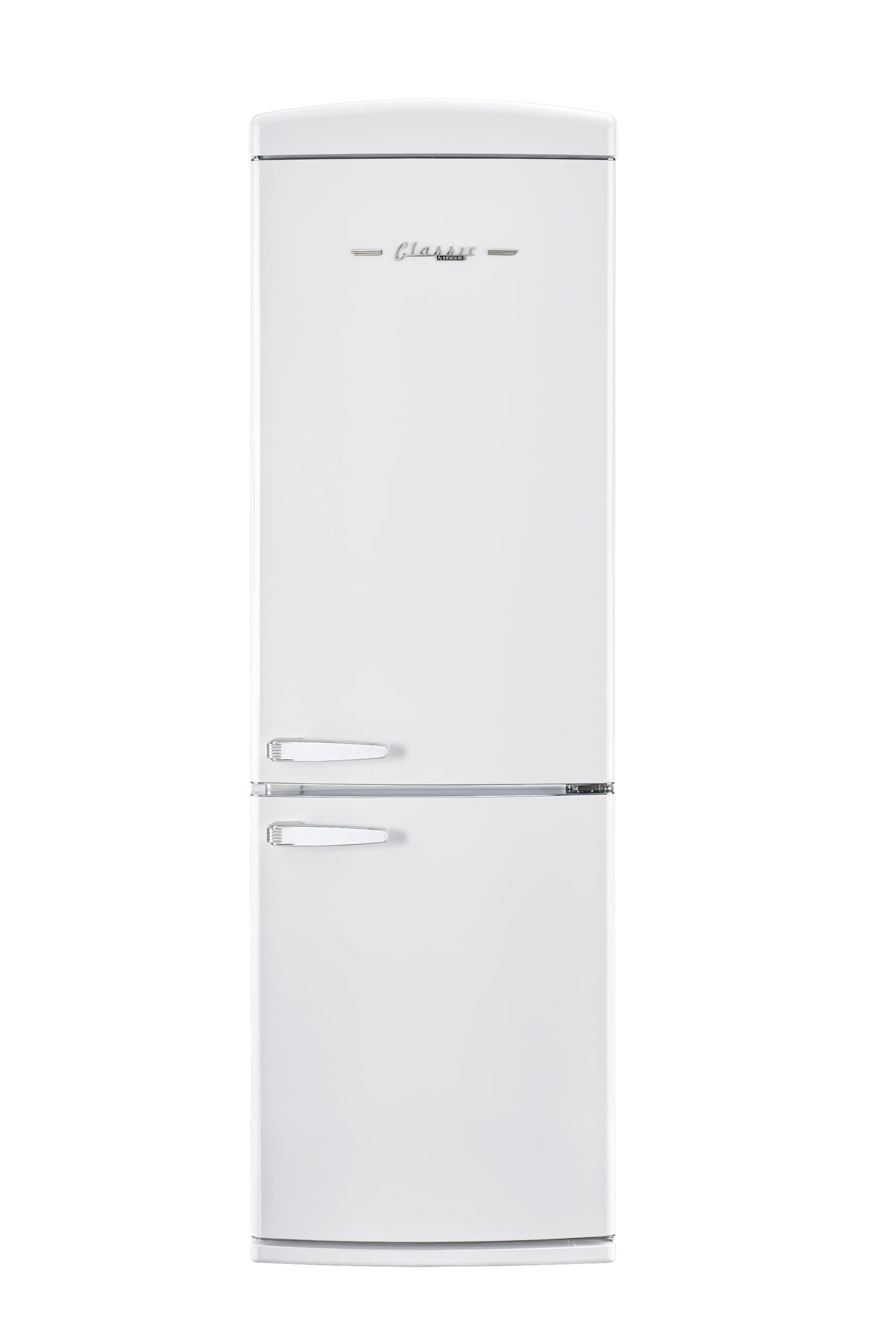 Unique Appliances Classic Retro 12 cu.ft. Bottom Freezer Refrigerator in Marshmallow White | Fridge.com