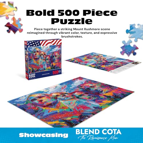 Buffalo Games - Mount Rushmore - Rompecabezas de 500 Piezas para Adultos | Arte de Blend Cota, Hecho en USA miniatura 2