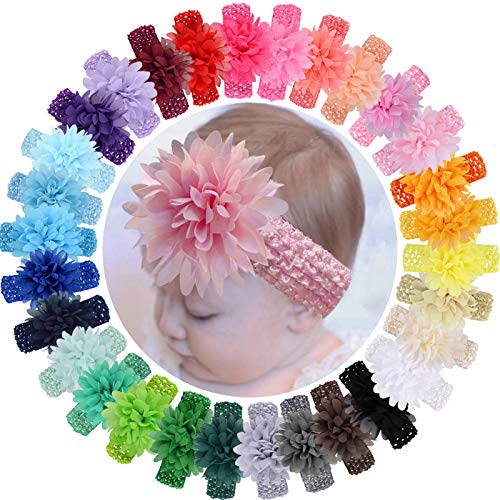 ALinmo 30 Colors Baby Girls Headbands 4