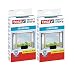 Produktbild tesa® Insect Stop STANDARD Fliegengitter für Fenster - Insektenschutz zuschneidbar - Mückenschutz ohne Bohren - Fliegen Netz anthrazit, 110 cm x 130 cm (2)
