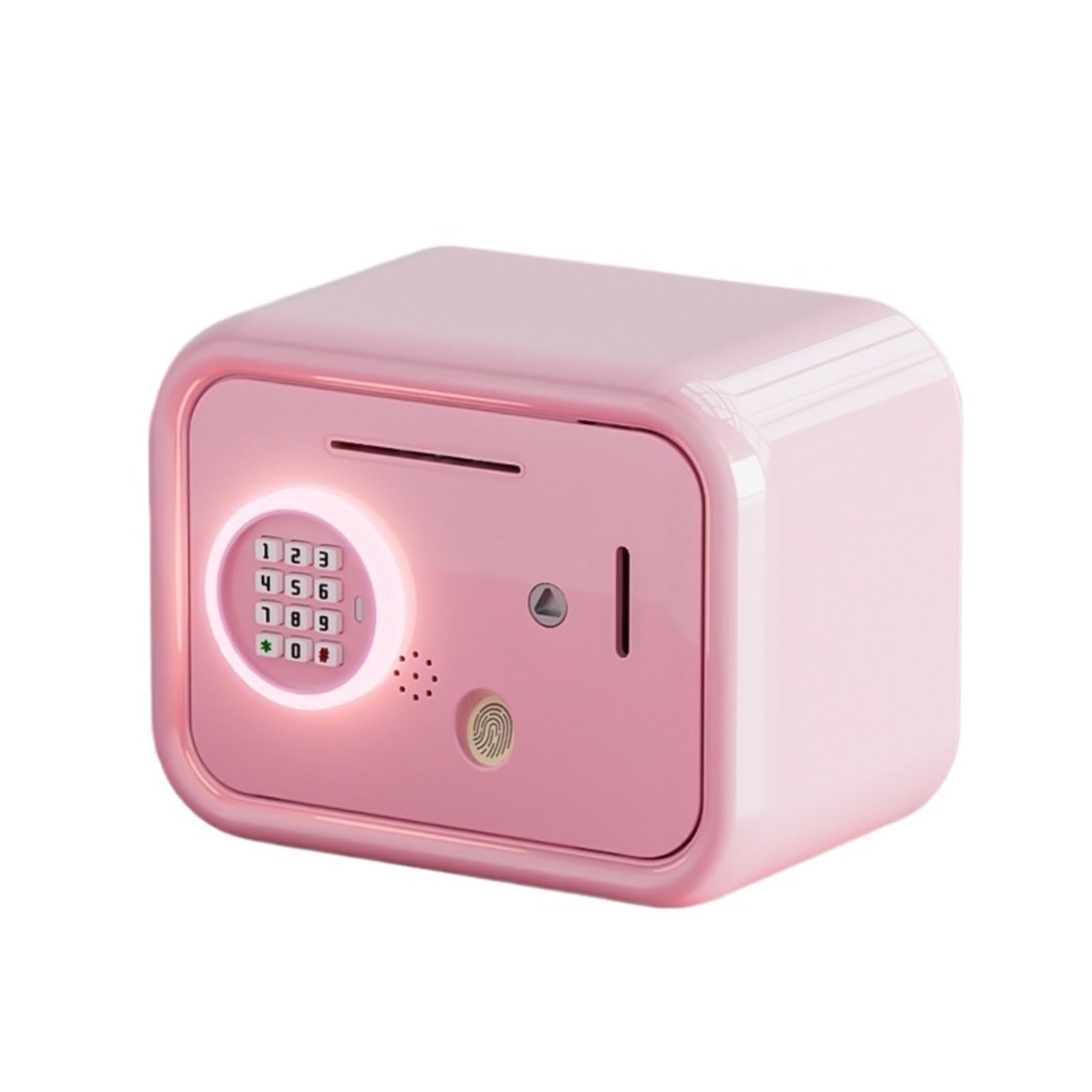 Wielofunkcyjność Prosta skarbonka o dużej pojemności, zamykana szafka na monety Element wystroju wnętrz(Pink)