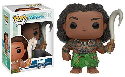Funko - Figurine Disney Vaiana / Moana - Maui Weapon Striking Exclu Pop 10cm - 0889698114448