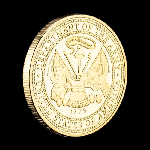 Moneda Conmemorativa 75th Ranger Regiment USA Oro miniatura 4