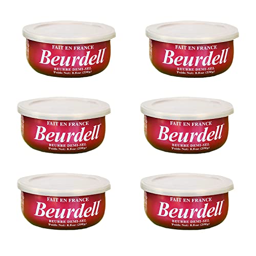 Beurdell, A real butter from France, Great For Hurricane Preparedness Emergency Survival Earthquake Kit with Safecastle Guide (06 Cans)