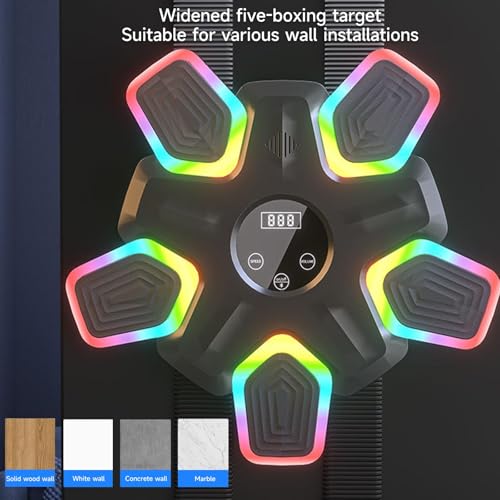 Machine de boxe musicale murale pour évacuer le stress à la maison - 5