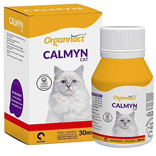 Combo 2un Suplemento Vit. Organnact Calmyn Cat 30ml Cada