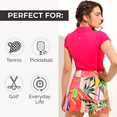 Dona Jo Official JoJo Women Skirt - Pleated Tennis Skirt w/Shorts & Built in Deep Pockets, Active Wear Clothing - Image 7